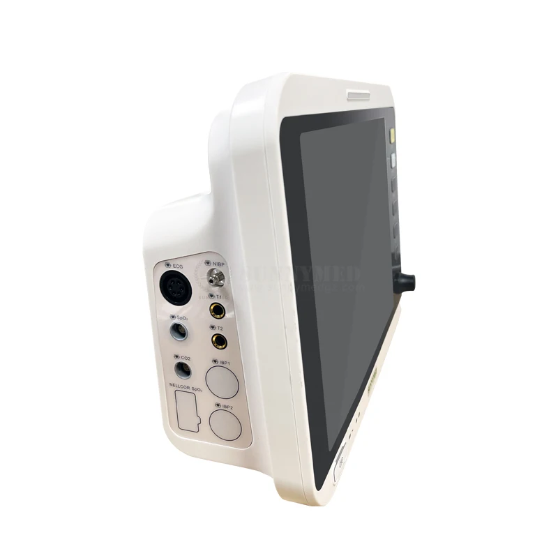 SY-C005V-1 Veterinary 12inch large screen Vet Multiparameter Monitor Vital Signs Monitors With Co2 Capnograph NIBP TEMP Function