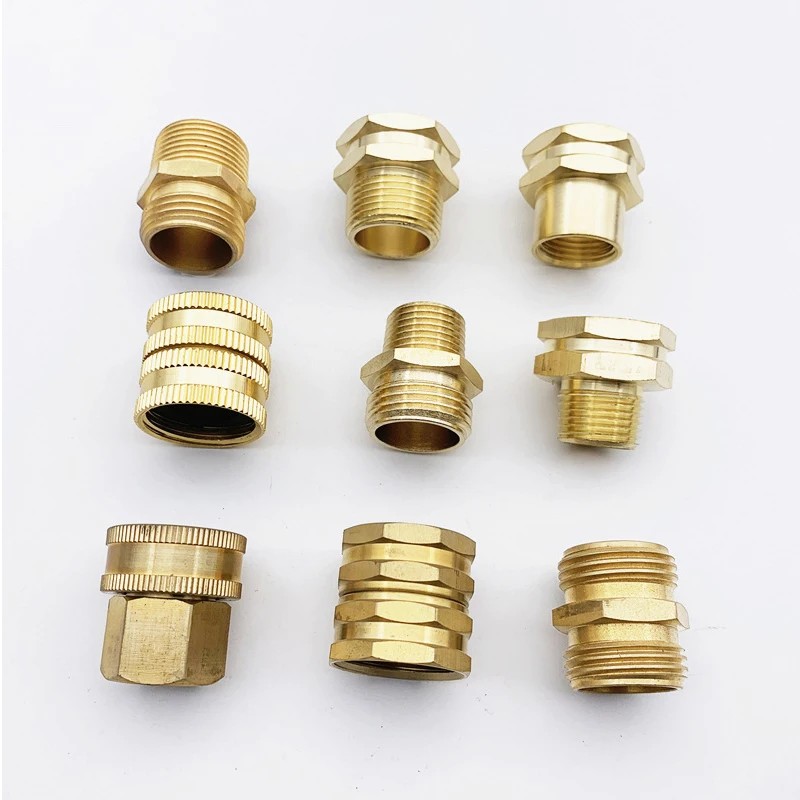 GHT NPT USA Thread Quick Connector Male Female Faucet  Adapter Water connector Repair Brass Fitting Garden hose connector