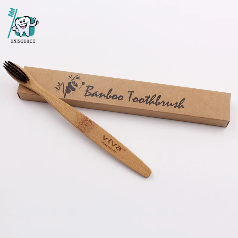 Bamboo Toothbrush 100% Organic Eco Bamboo Toothbrush Wooden Travel Eco Bamboo Toothbrush