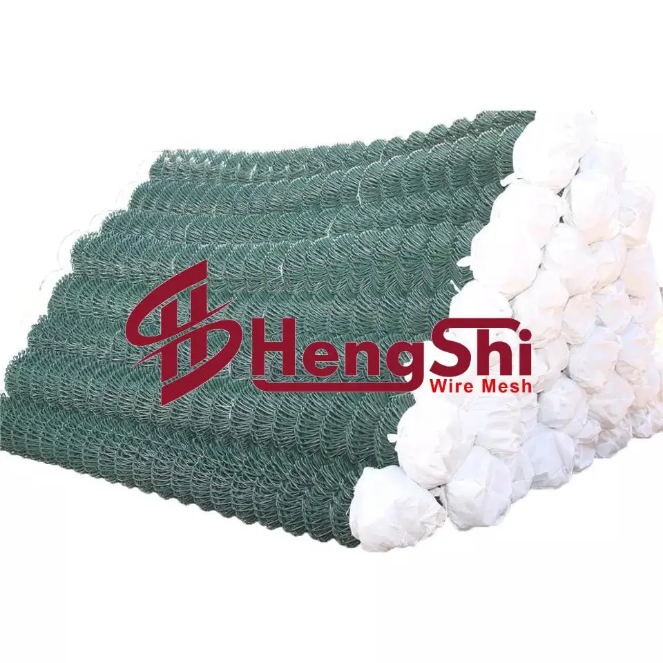 Direct Factory Hot-Dipped Galvanized PVC-Coated Chain Link Fence Cyclone Wire Mesh Fence for Project