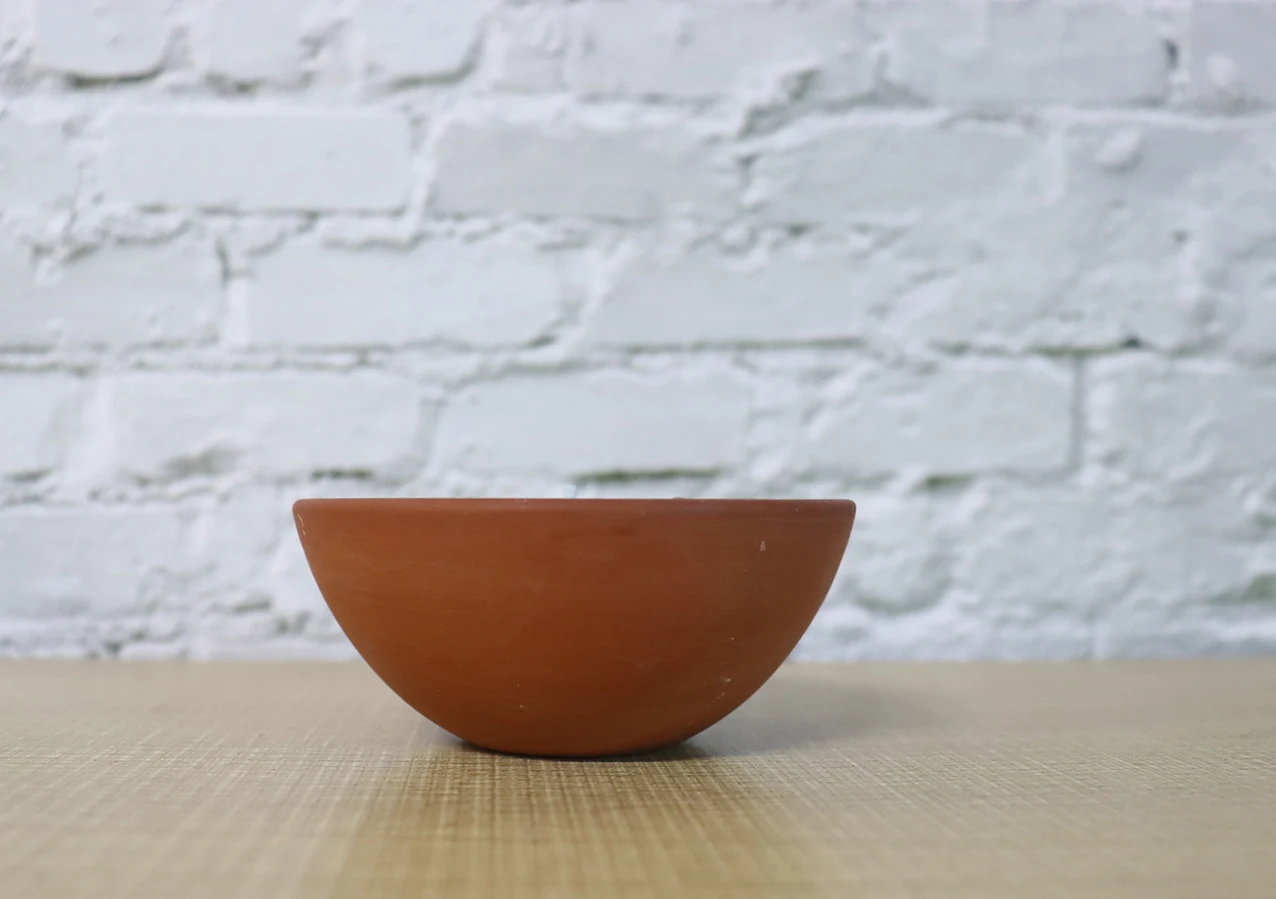 Small terracotta candle pot clay tea cup candle outdoor garden candle