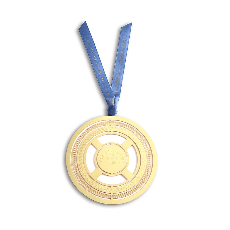 Custom Sublimation Gifts Supplier Gold Plated Brass Metal Bookmarks