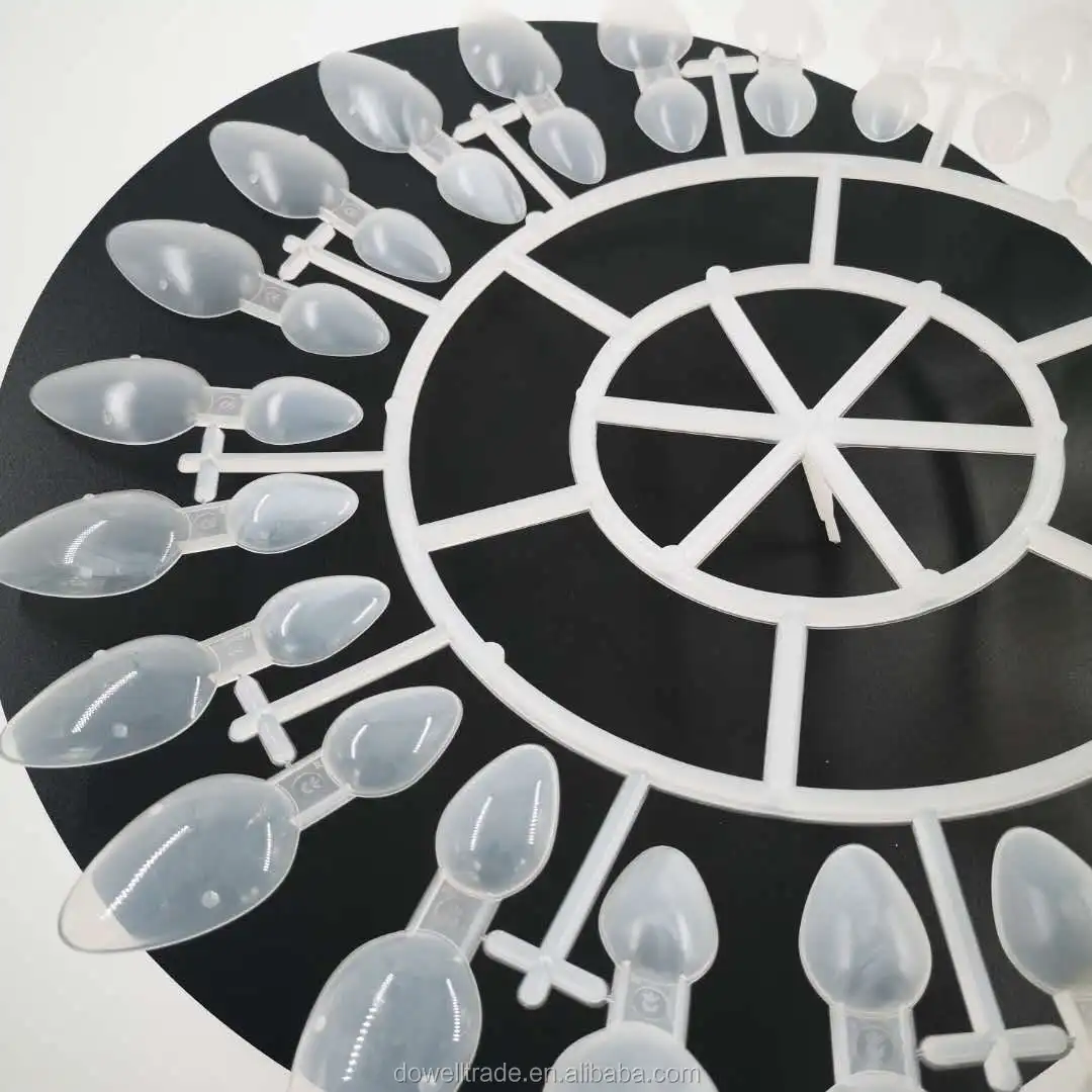 Wholesale Customized Micro Suger Coffee And Tea Measuring Spoons Sets Household Disposable Plastic 2 Heads Measuring Spoon