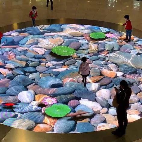 Rollable Stage Led Interactive Rolling Dance Floor Standing Support Display Screen Mounted Touch For Concert