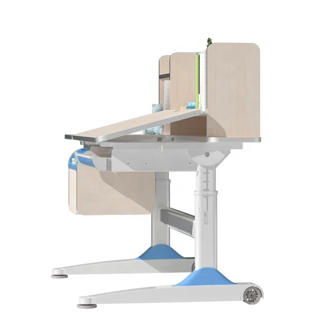 
IGROW study table kids furniture adjustable wood study table for kids learning desk 