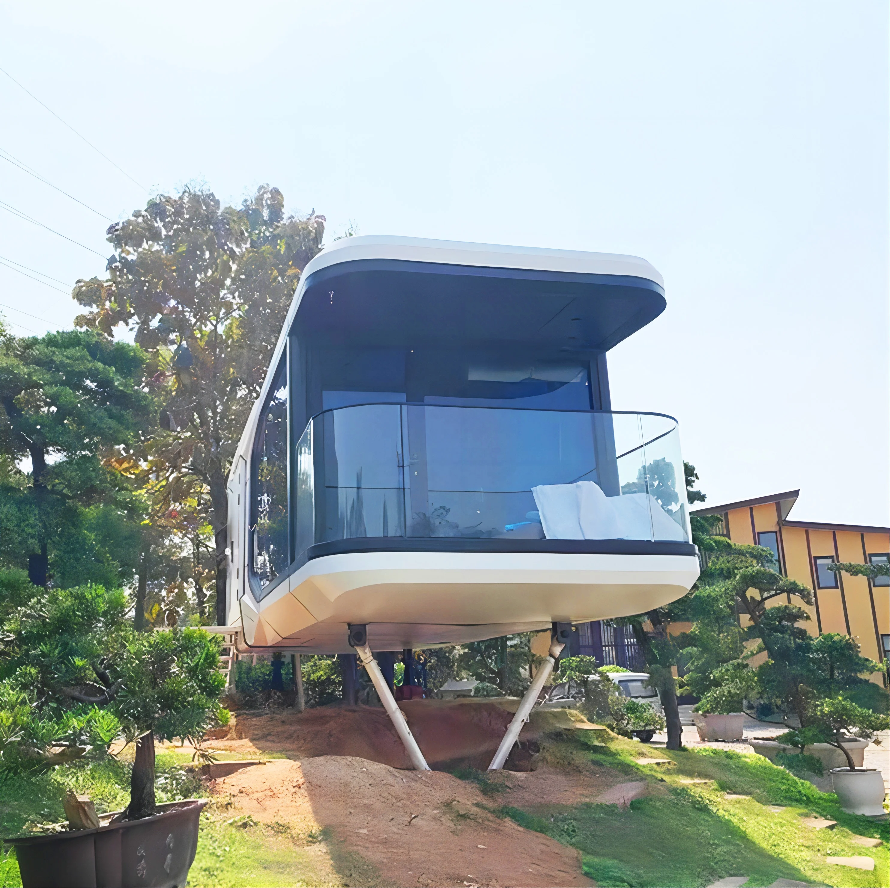20ft 40ft Prefab Expandable Container Houses 2 3 Bedroom Prefabricated Foldable Expanding Container Homes Portable Tiny House