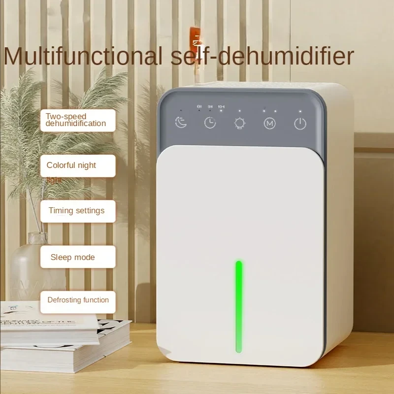 1.2L Dehumidifier Home Air Portable Mute Moisture Absorber MoistureProof Deodorizer Dryer for Kitchen Bedroom