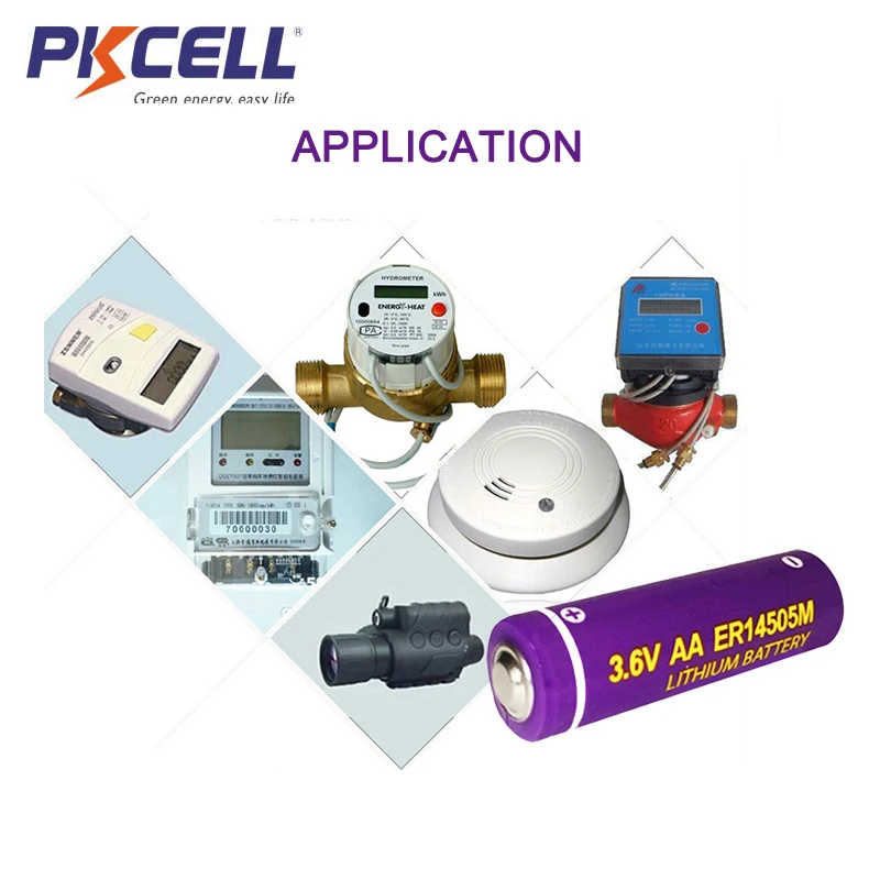 3.6v non rechargeable battery er14505m lithium battery for Automatic card machine