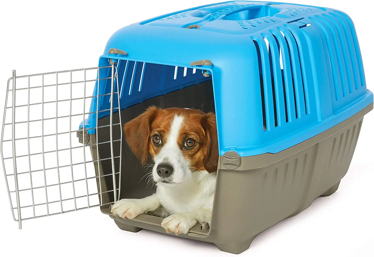Portable Plastic Pet Carrier for Cats Reliable Airline-approved Pet Carrier for Dogs