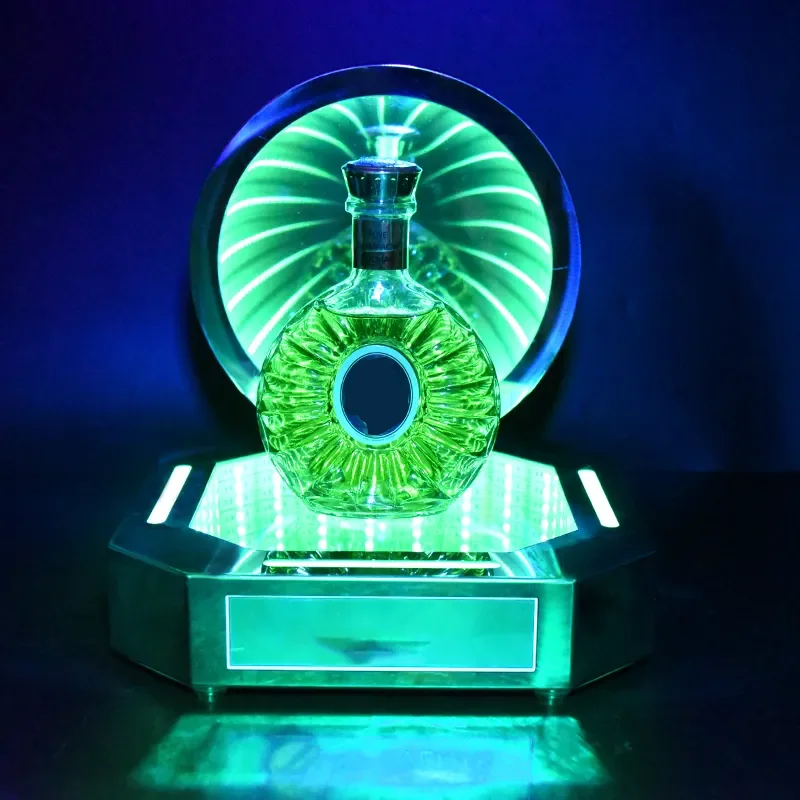 CUSTOM Illuminated Bottle Presenter Acrylic Led Display Suitcase Light Box