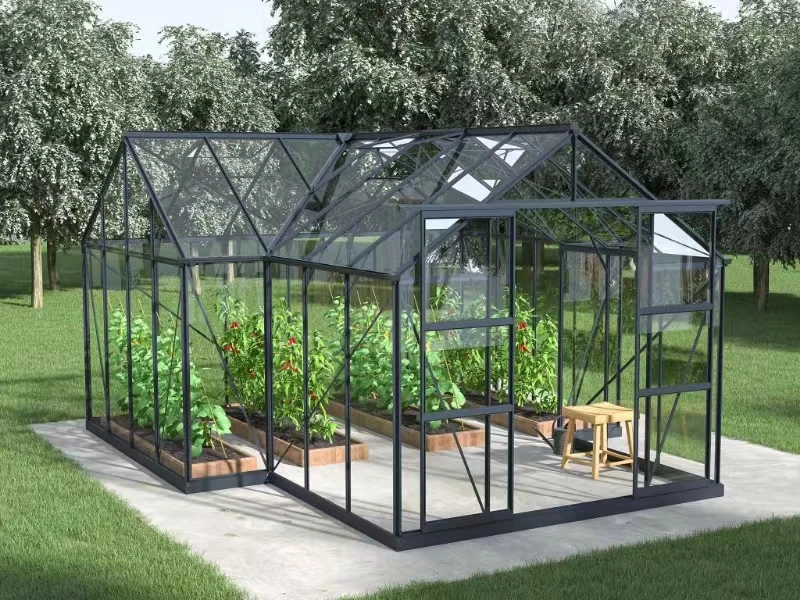 Manufacturer Sale Commercial Aluminium Alloy Modern Outdoor Modular Green House Kit Pc Sheet Small Polycarbonate Greenhouse