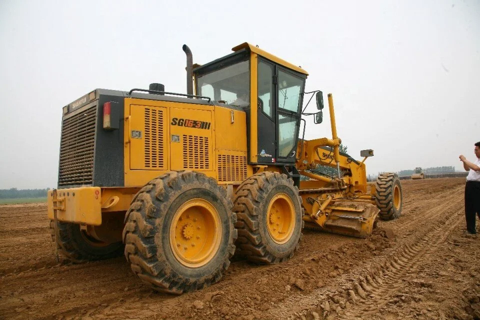 Горячая распродажа! Shantui 160hp автогрейдер SG16-3/GR1653/GR1803/GR215 для дорожного строительства