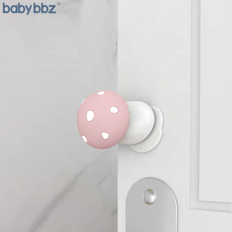 Babybbz Mushroom Cute Door Stopper Baby Proof Finger Pinch Guard Silicone Rubber Door Pinch Guards