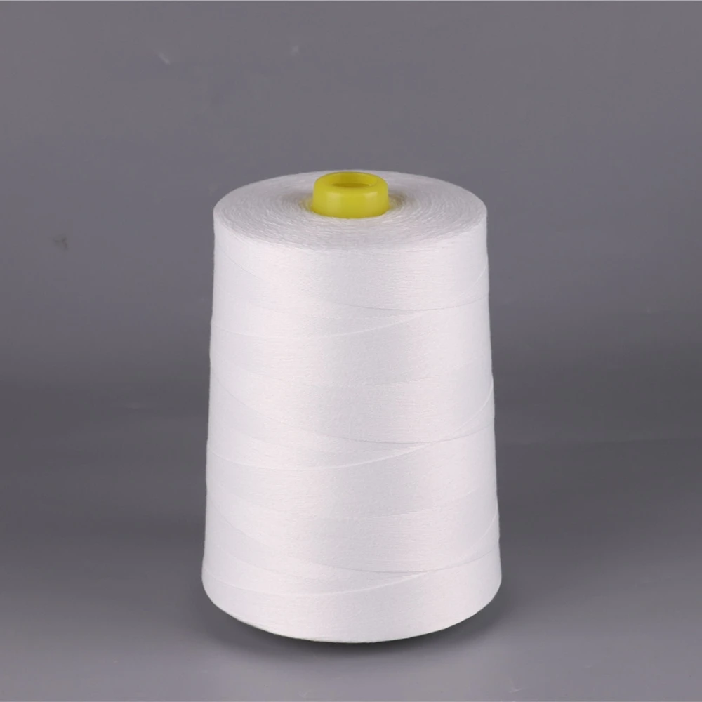 
10s/1 2 4 6 8 China supply Industrial Bag Bonded Polyester Sewing Thread / polyester bag closing thread 