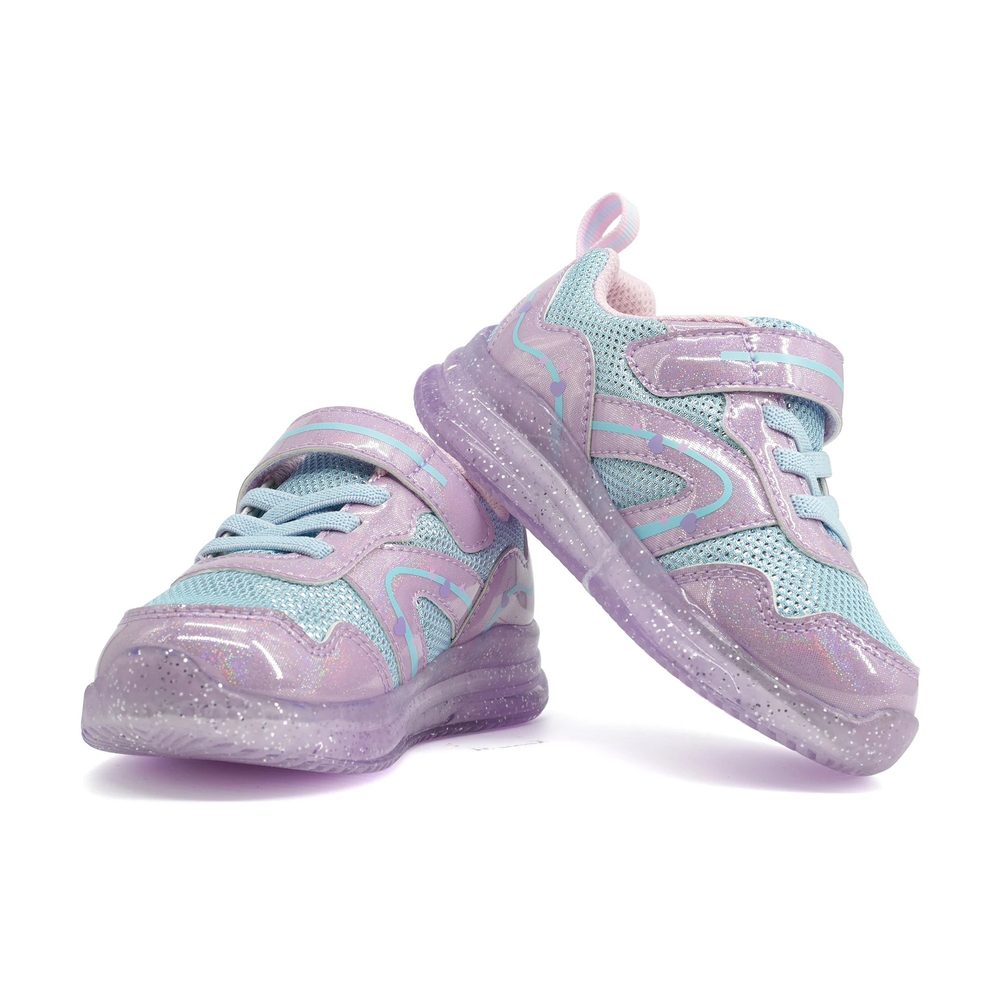 2022 Colorful Design Lightweight Wedge Children Kids Sports Shoes Running Slip On