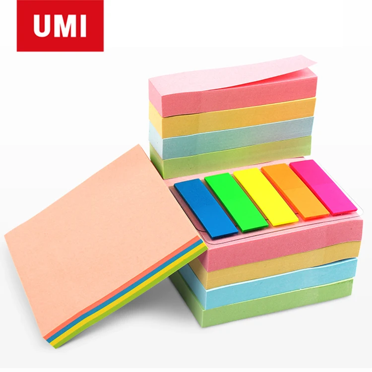 
Factory direct selling cheap custom logo printing booklet memo writing page marker sticky note Pads for school home office 