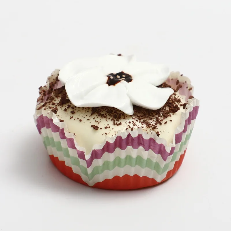 New style baby cartoon cute simulation small cake kitchen toy ornaments can be pinched slow rebound photography props