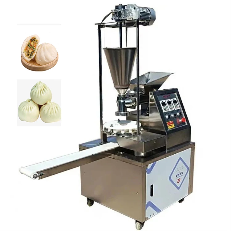 304 Stainless steel korean rice cake momo steamed stuffed bread bun making machine
