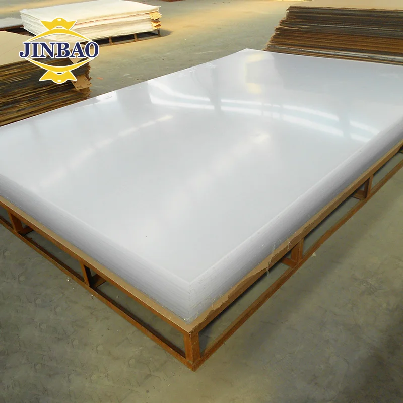 JINBAO Manufacture cutting clear and transparent 10mm 15mm 20mm thickness high transparency advertising acrylic board
