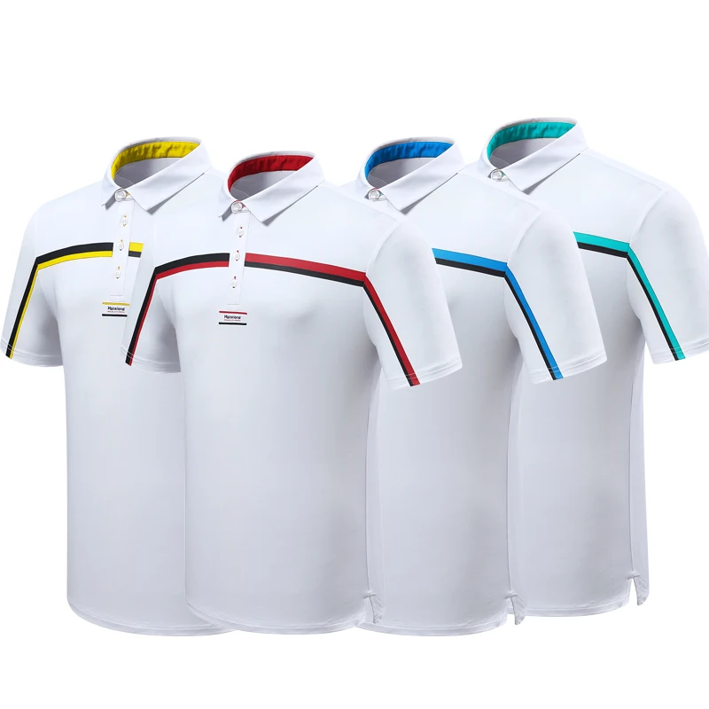 OEM branded t shirts embroidered polo golf apparel men polo t shirts
