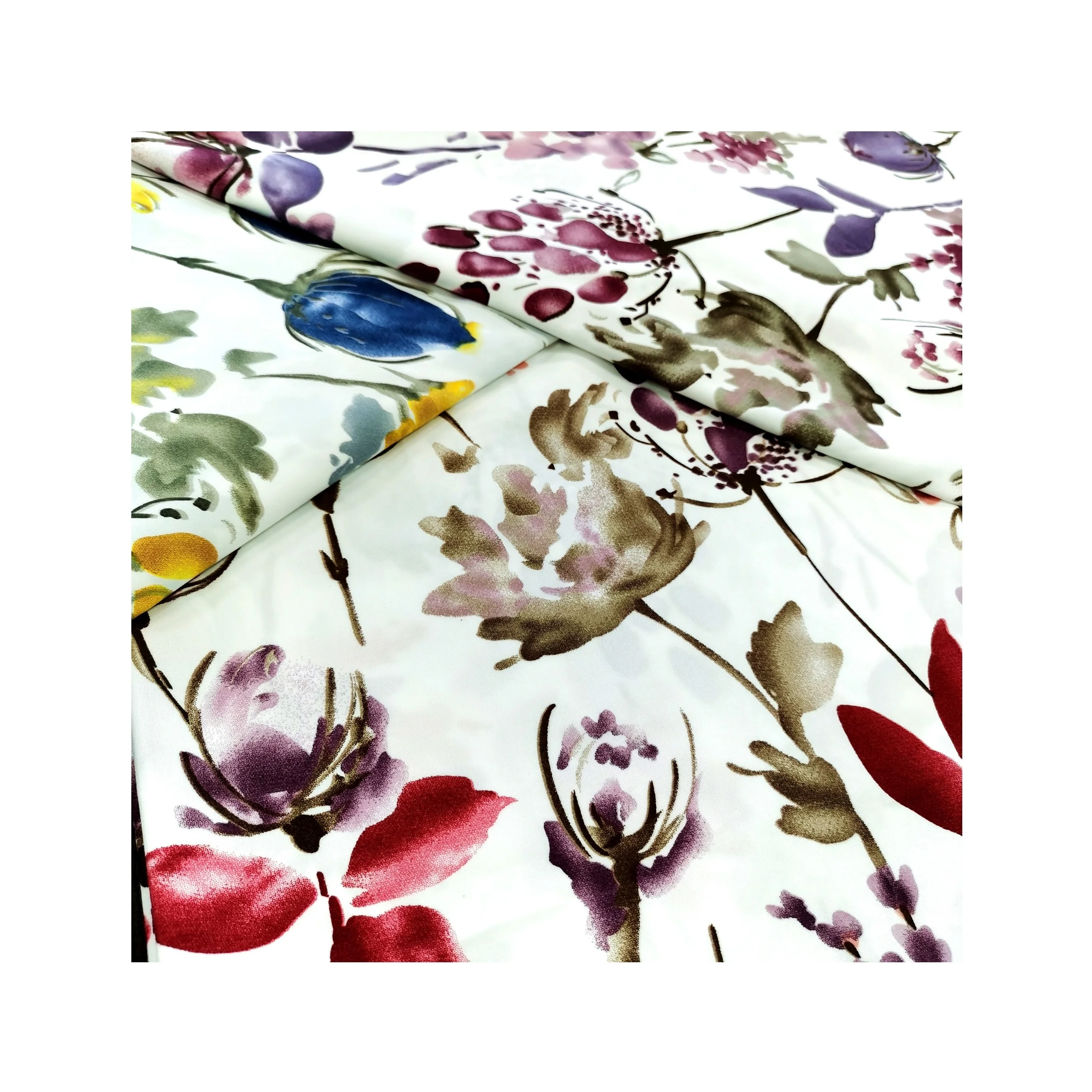 new product customized design soft digital printing custom 120gsm polyester fabric