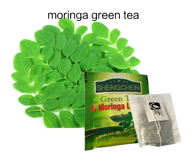 2020 органический зеленый чайный пакетик moringa 2 г * 20 Упак./USDA органический мятный чай Moringa oleifera