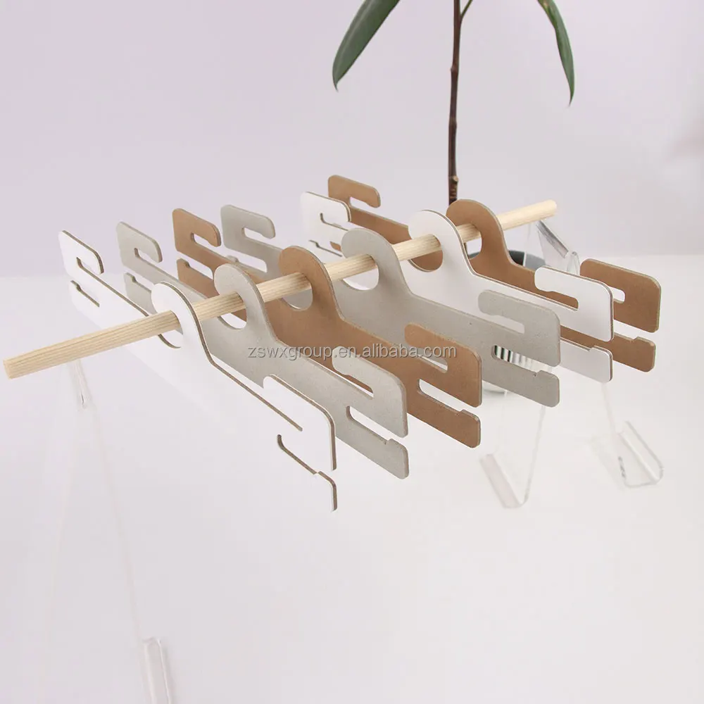 cheap showroom paper hanger non-slip clothes hangers for bra and panties