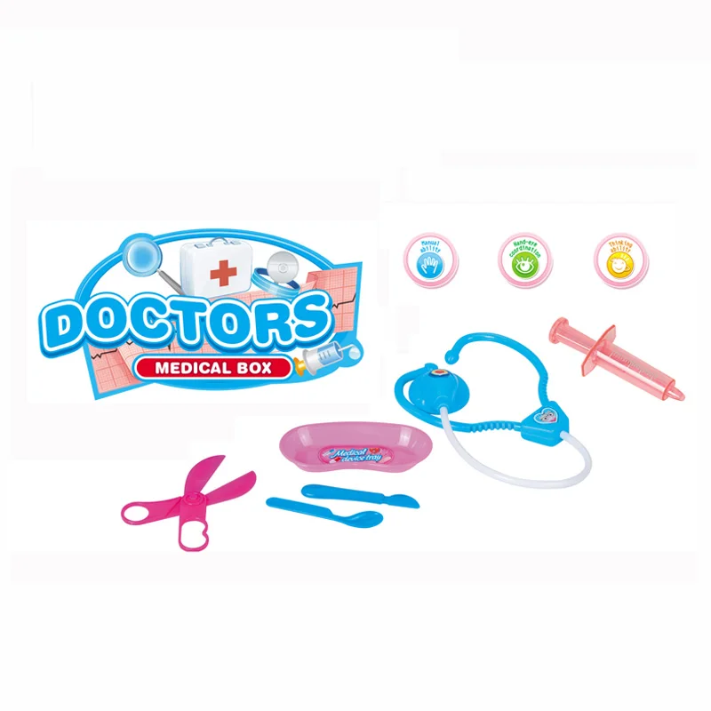 
Plastic medical kit toy pretend play educational suitcase doctor set toy 