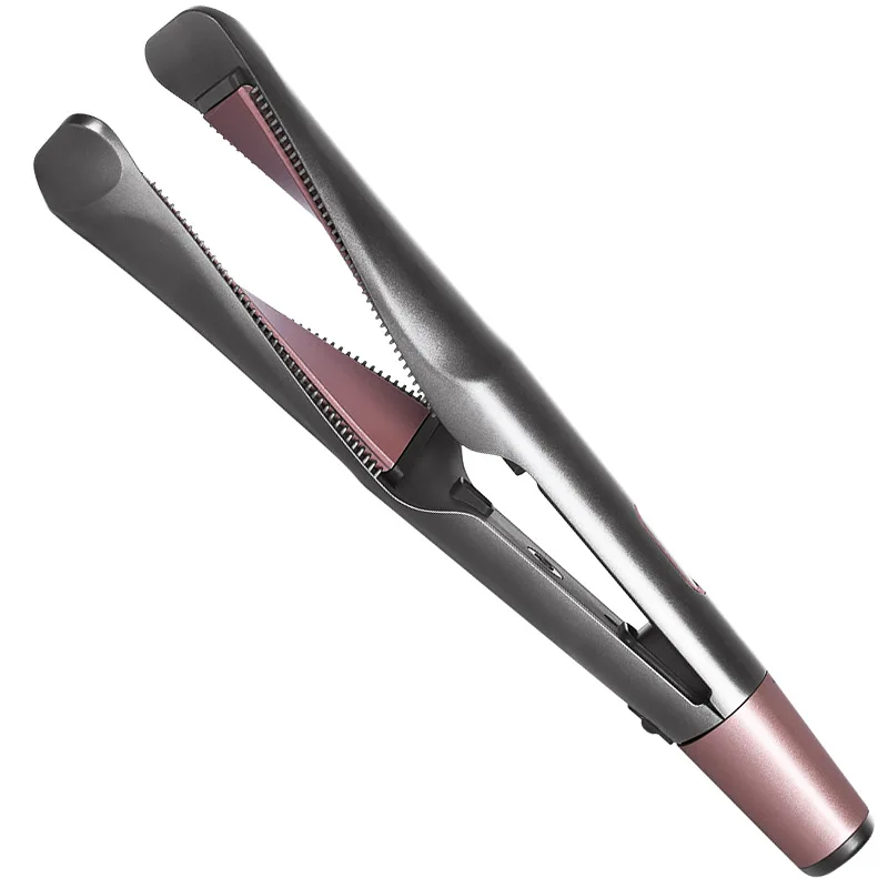 Anti-Static flat irons wholesale private label with Floating Ceramic Plates and Digital Controls, Hair Straightener, Purple