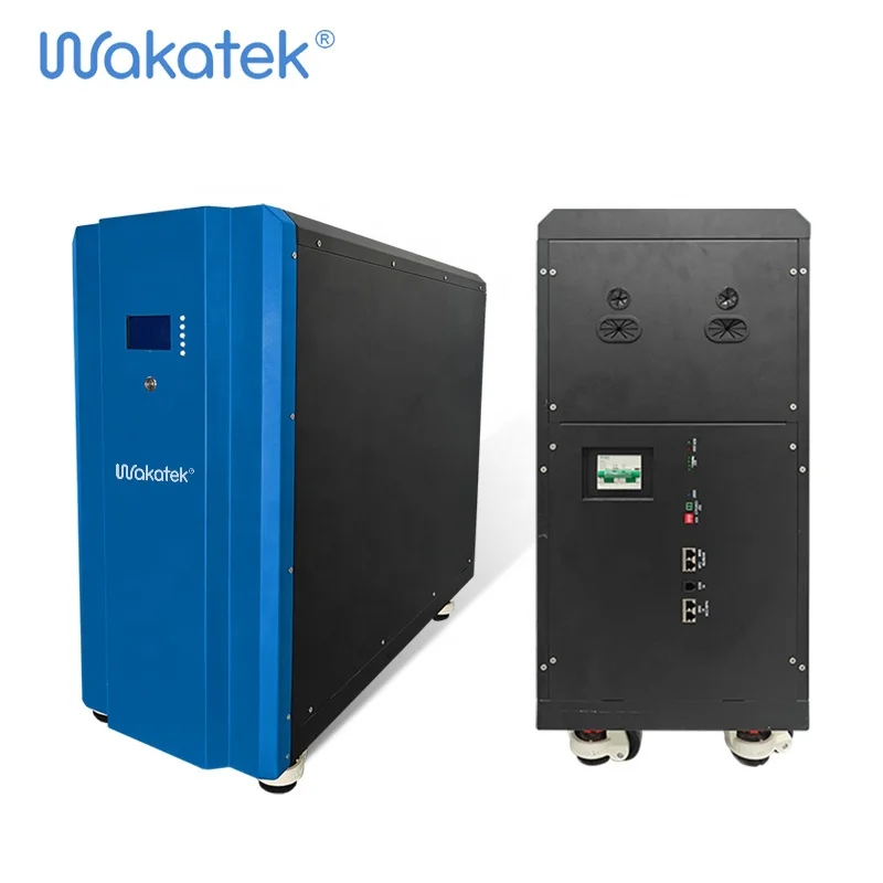 WAKATEK OEM factory price less than 3% Self Discharge Ground Type 15kwh lifepo4 lithium battery
