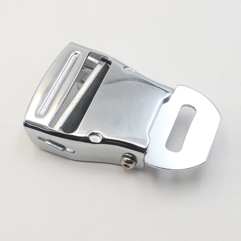 High quality Aircraft safety buckle carbon steel double-lock safety seat buckle metal seat belt buckle