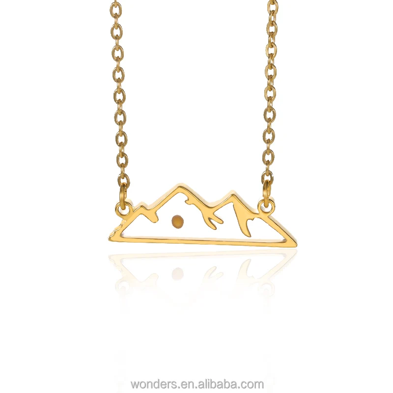 Ожерелье с подвеской в виде горного круга, горчичного семени, прямоугольное ожерелье с семенами христианской веры о страхе, ожерелья из нержавеющей стали, ювелирные изделия