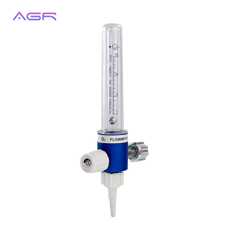 Professional model wall mounted medical oxygen regulator flowmeter medical wall mounted oxygen flow meter
