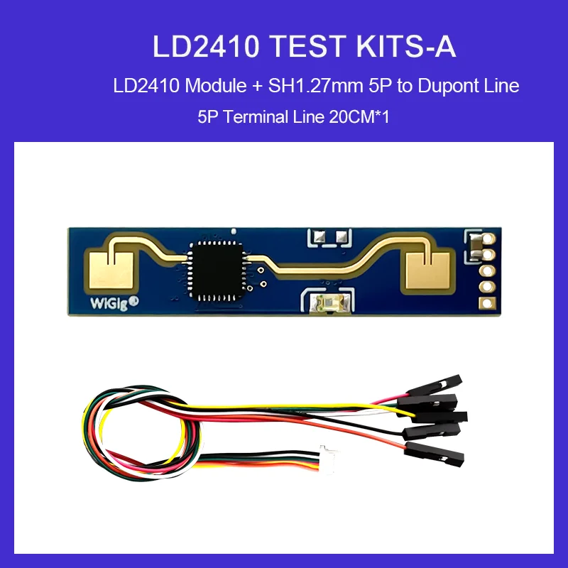 Hi-Link 24GHz Human Presence Status Sensor Radar Module test Kits-A Supports GPIO And UART Output in smart scenarios LD2410