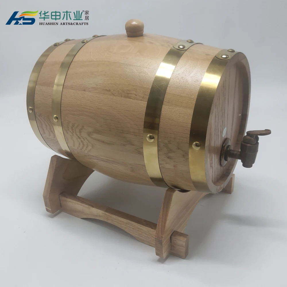 1.5L/3L/5L/10L Vintage Wooden oak Wooden Beer Barrel Red Wine Barrel for Beer Brandy Whiskey Rum Port