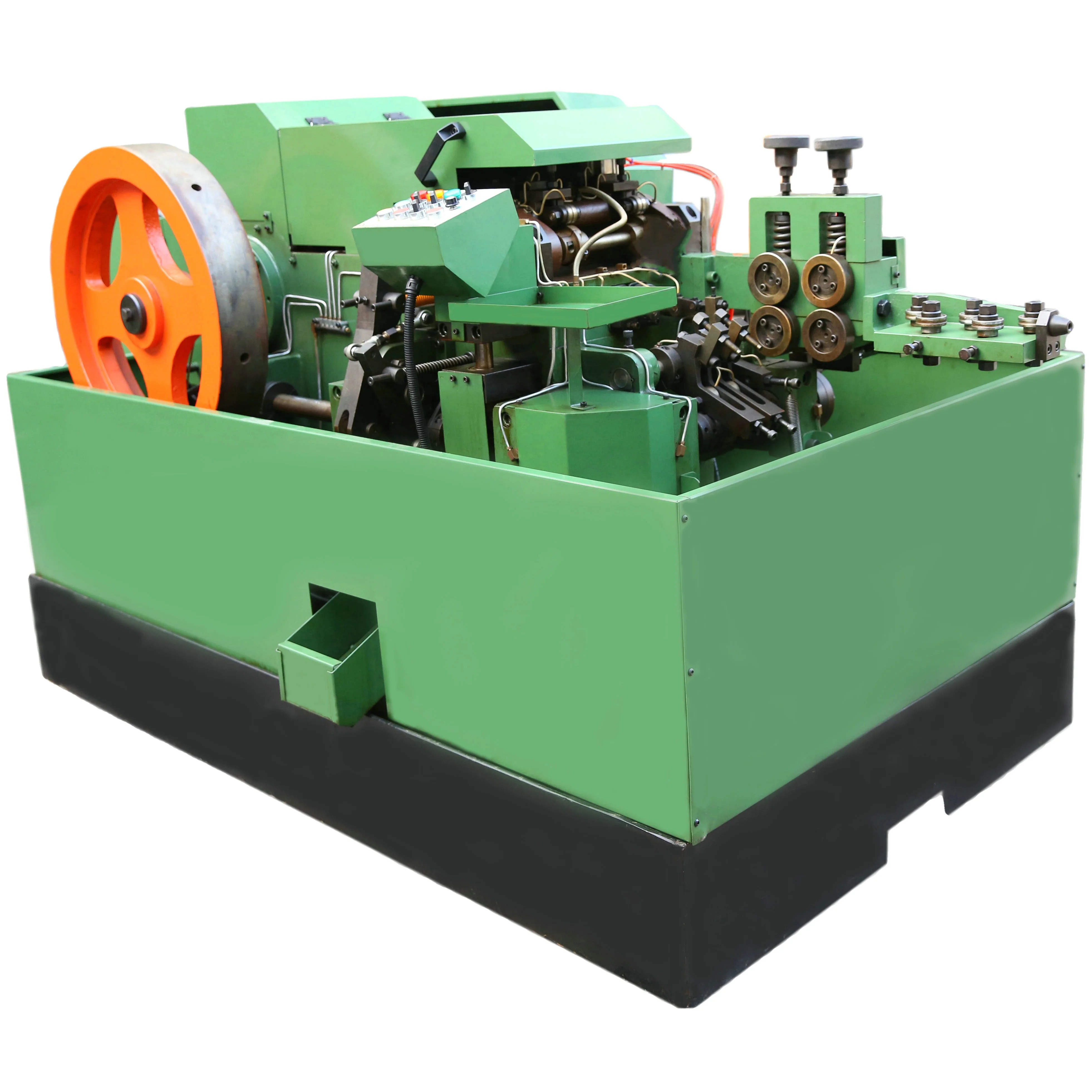 Taiwan M5*50 TX-D15 2-Die 4-Blow Multi-Sation Metal cold forging wood screw Bolt Making Machine