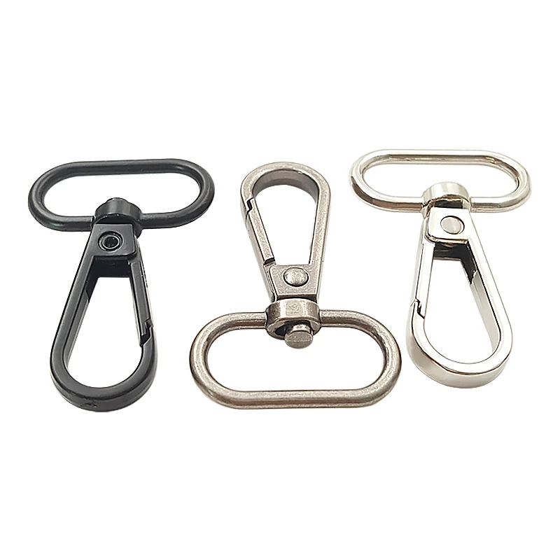 High Quality Rainbow Swivel Hook Key Ring Custom Metal Pet Buckle Spring Snap Hook O Ring Clip For Bag