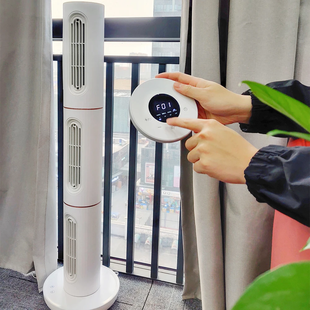 Edon 12v air conditioning variable speed tower fan air cooler