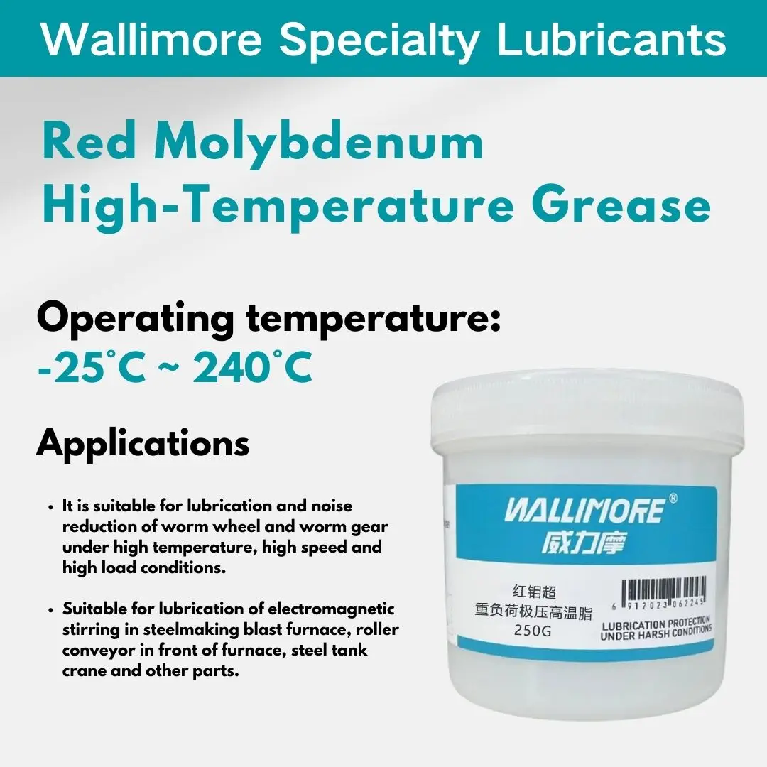 Red Molybdenum Ultra, High Temperature Grease Advanced Automotive Chassis Lubrication Grease for Enhanced Vehicle Performance