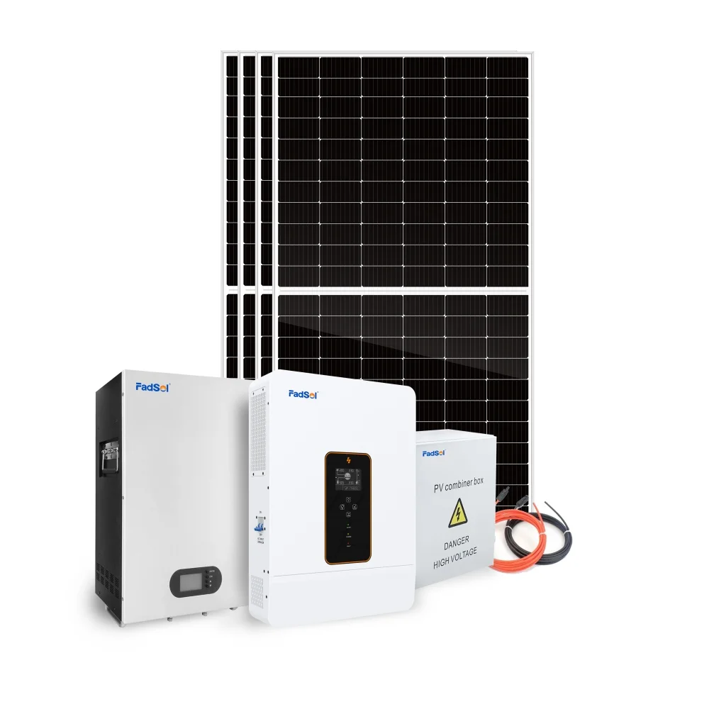 US Standard Off Grid 8kw Complete Solar Energy System 110V Inverter 8KW Solar Home Power System