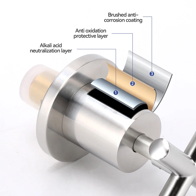 Australian Standard Wall Top Assembly Wall Mounted 2 Way Handle Cruciform Concealed Shower Valve