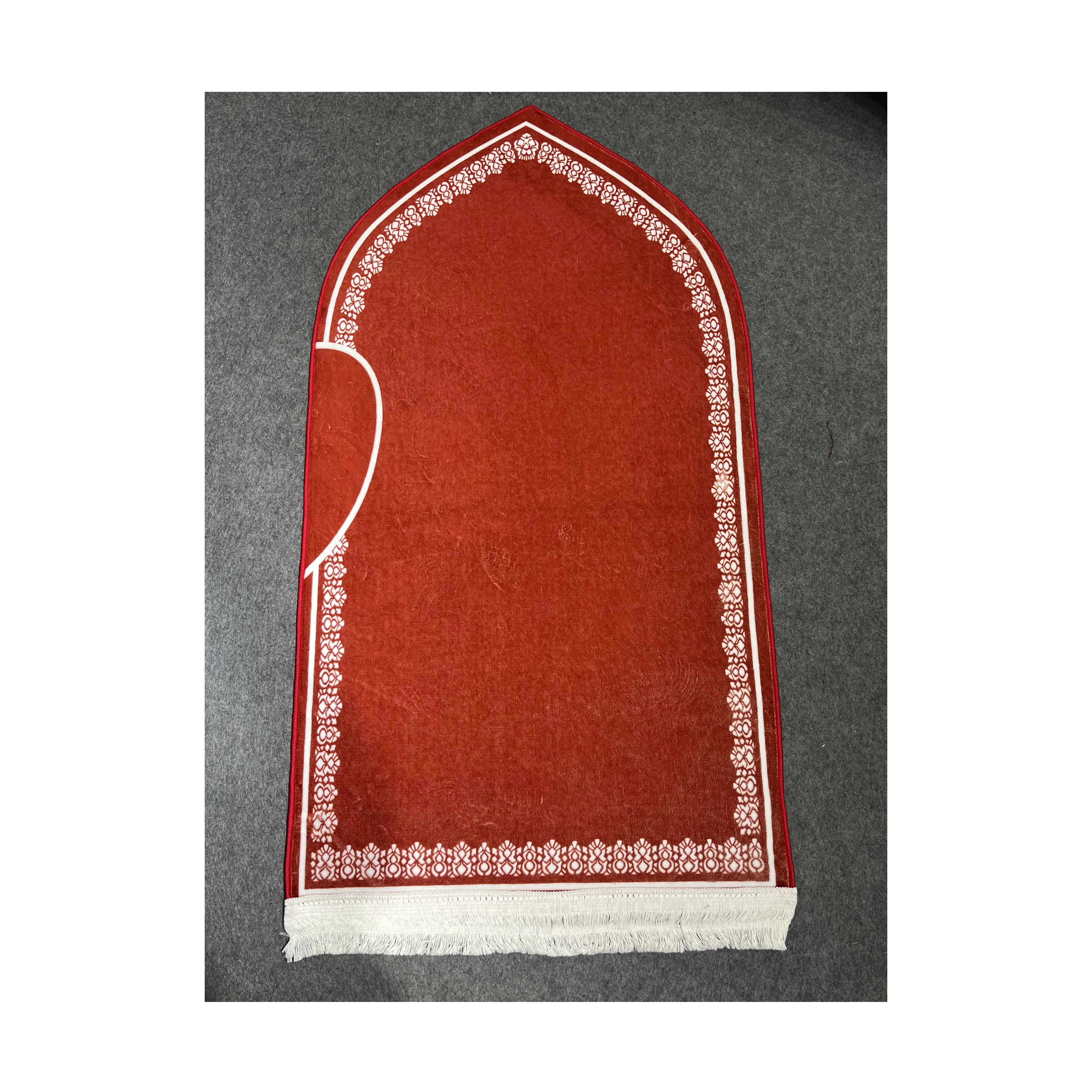 Wholesale Prayer Mats For Muslim People Manufacturer Cashmere Eco-friendly Prayer Mat