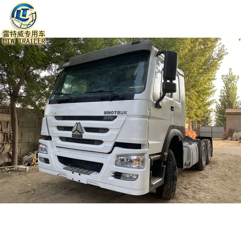 Sino Euro 2 6x4 6x6 50 тонн 2019 тягач большой грузоподъемности б/у Howo 371hp 375hp тягач для продажи
