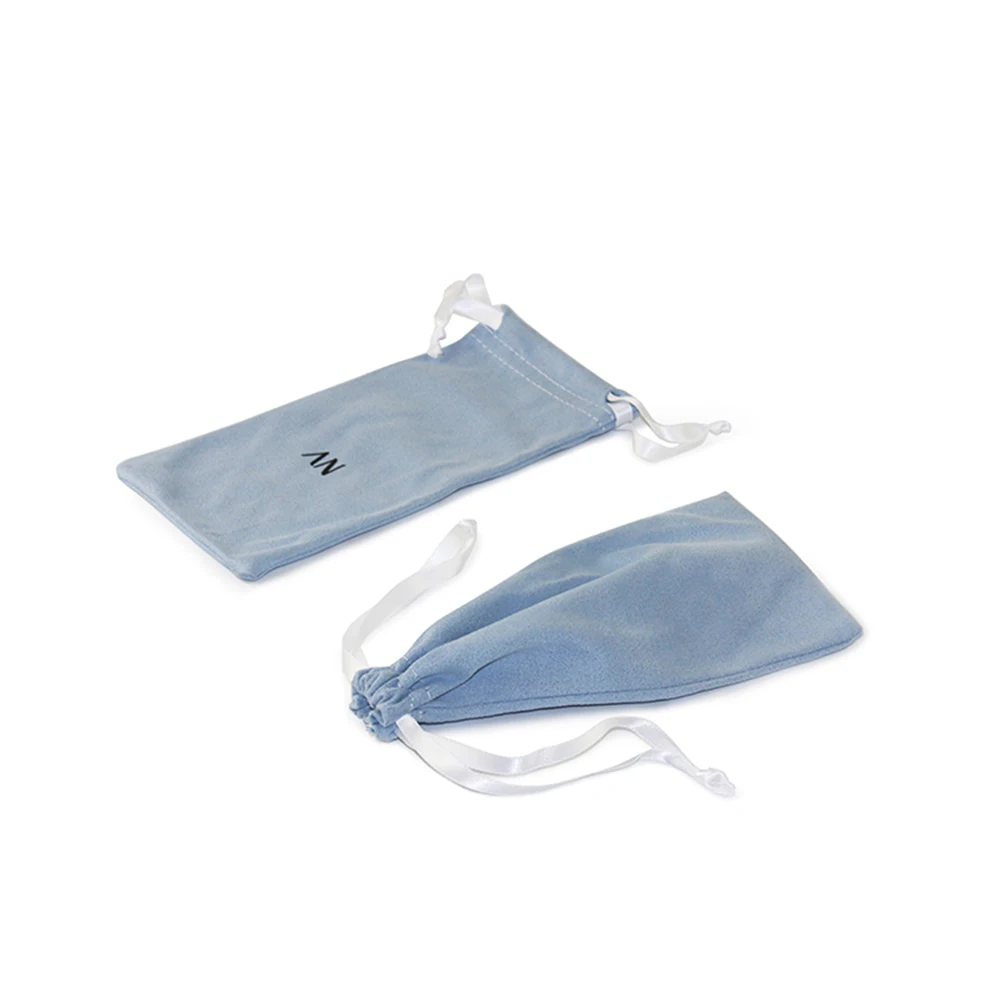 Microfiber Sunglasses Bag Drawstring Eyeglasses Bag Custom Printing Glasses Pouch