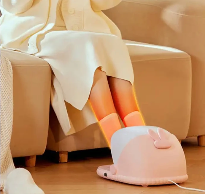 2024 New Design Electric Foot Warmer Heater Charging Warm Foot Heating Pad Gift For Winter