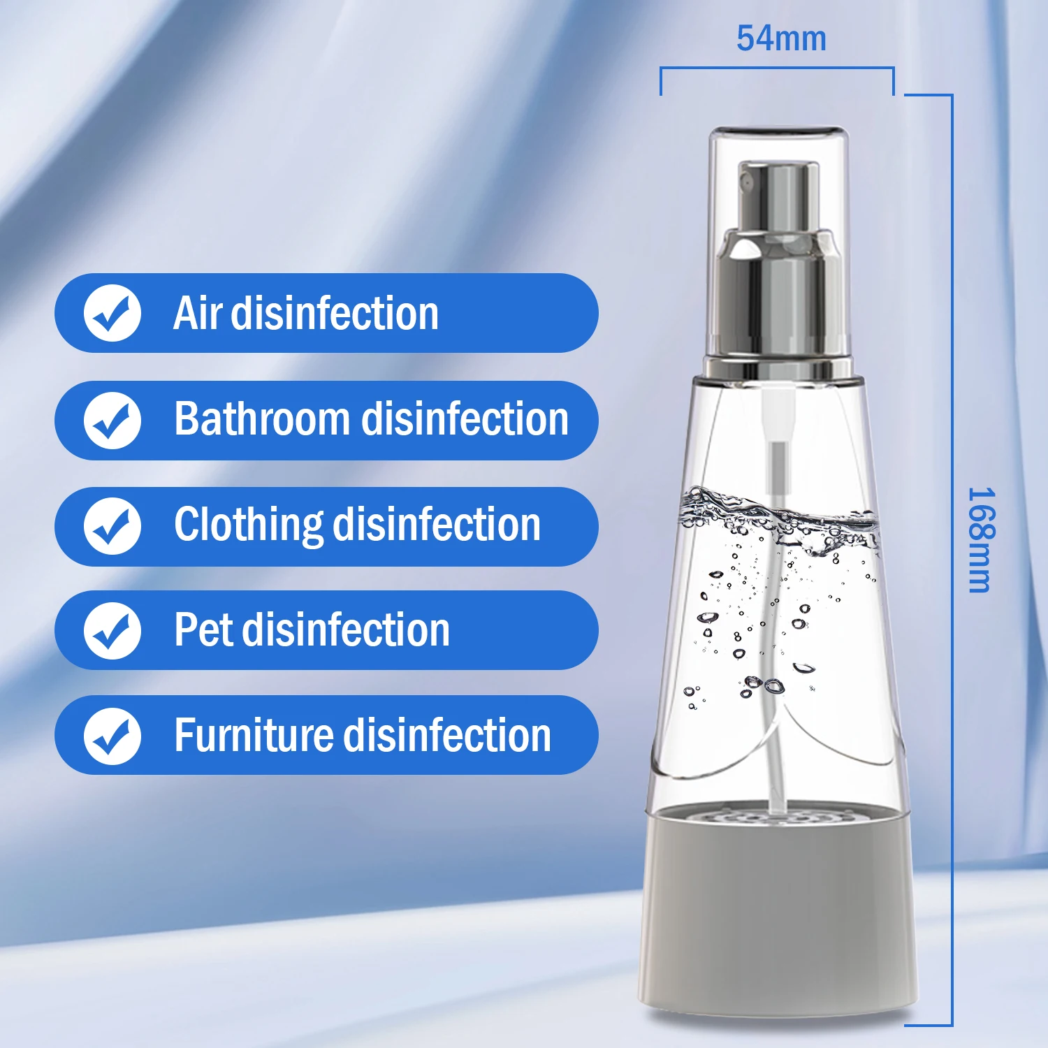 Salt Water Electrolysis Disinfection Water Maker Hocl Spray Sodium Hypochlorite Generator Machine