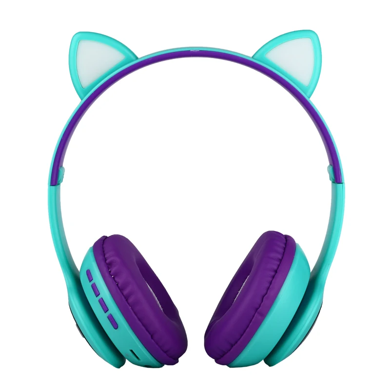 Somostel Wireless Headphone CT66 LED RGB Cat Ear Headset BT 5.0 gaming headset Audifonos for christmas gift