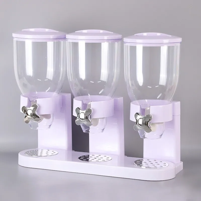 Hot Sale Multifunctional Rice Dispenser One Button Large Capacity Storage Box Grain Dispenser Cereal Food Storage Container for