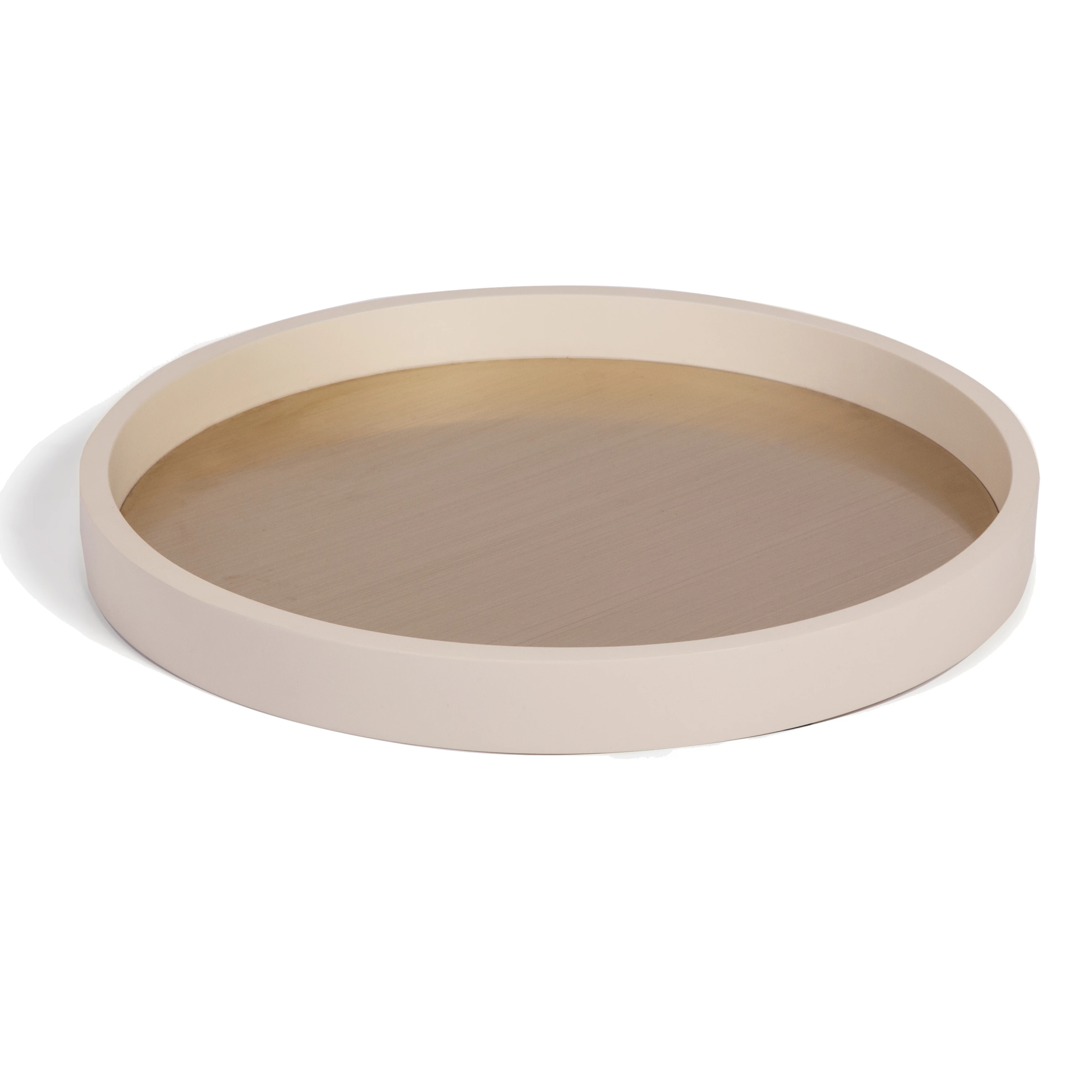 T-129Modern класса люкс Круглый сервировочный поднос Свадебные европейские домашнего украшения изготовленные на заказ кожаные деревянный лакированные обслуживания