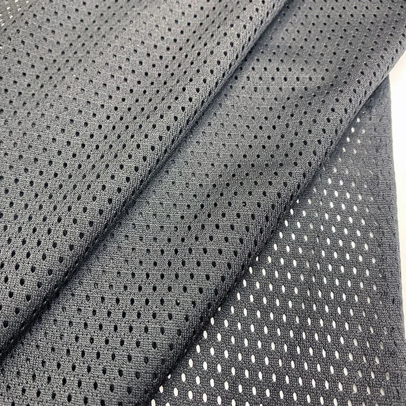 Spot Polyester Warp Knitting Mesh Fabric for sportswear Lining/Bags/Hat/shoes